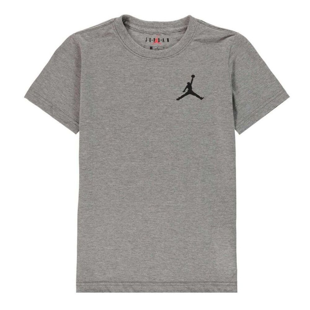 Air Boys Logo Polycotton T-Shirt / Carbon Heather